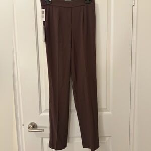 NWT Aritzia Babaton Conan pants size 6 rich mocha brown